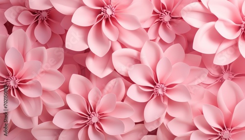 Abstract pink flowers background