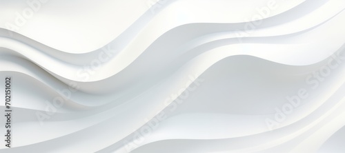 Abstract wavy white background
