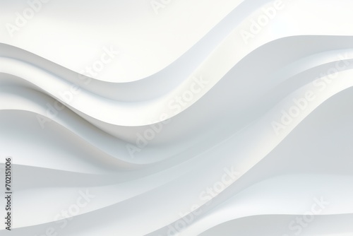 Abstract wavy white background