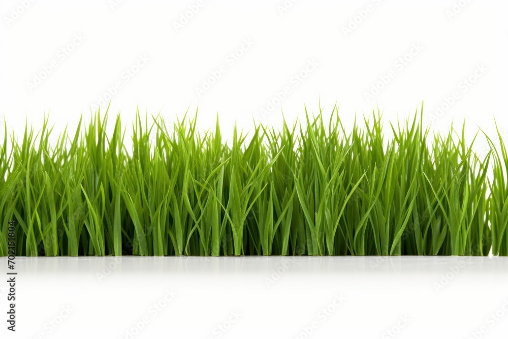 fresh green grass isolated on a white background fresh green grass isolated on a white background