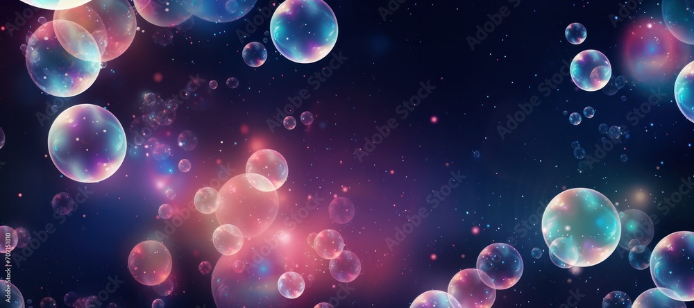 abstract flying colorful bubbles background banner abstract flying colorful bubbles background banner