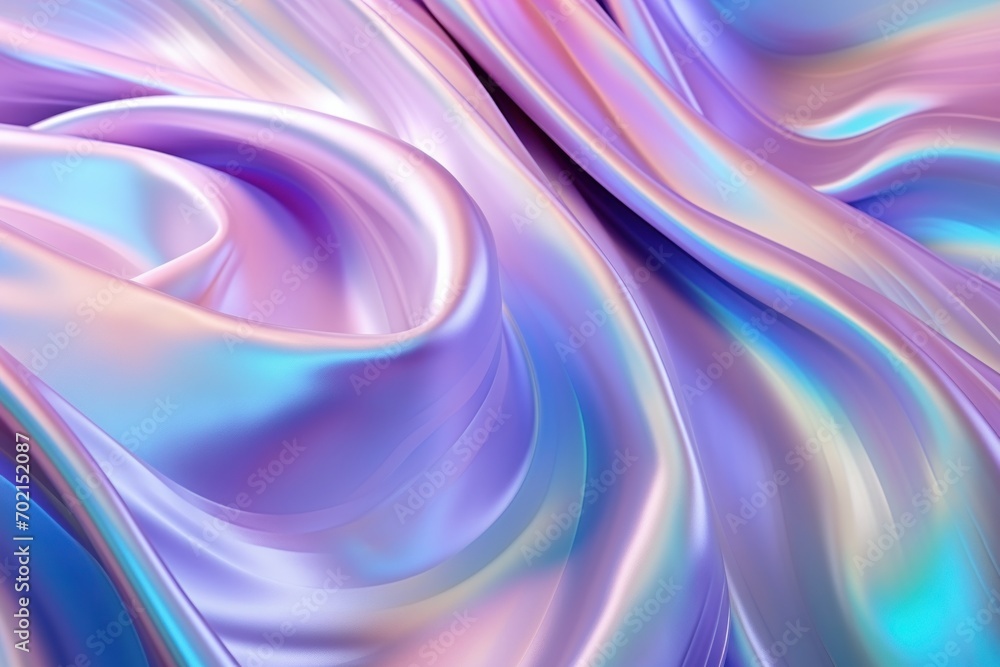 Fototapeta premium abstract holographic chromatic clothes abstract texture background