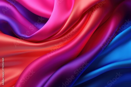abstract colorful neon color silk background