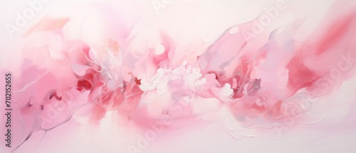 Abstract pink and white painting background