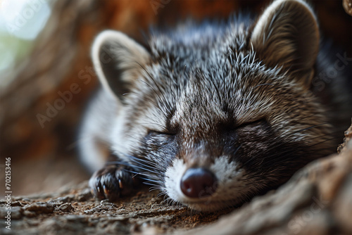 the civet is sleeping photo