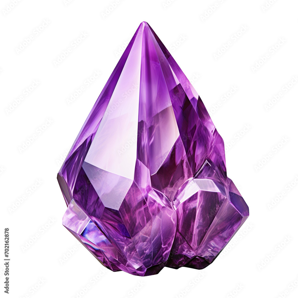 amethyst isolated on white background amethyst isolated on white background