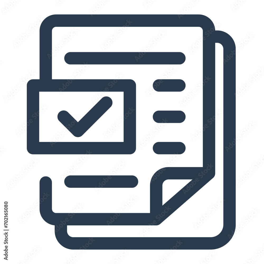 Formal Document Icon for Business Reports Formal Document Icon for Business Reports
