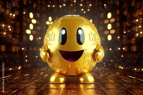 PacMan in AIGenerated Art Arcade Classic Timeless Gaming Icon Drawing Inspiration ILLUSTRATIONN  photo