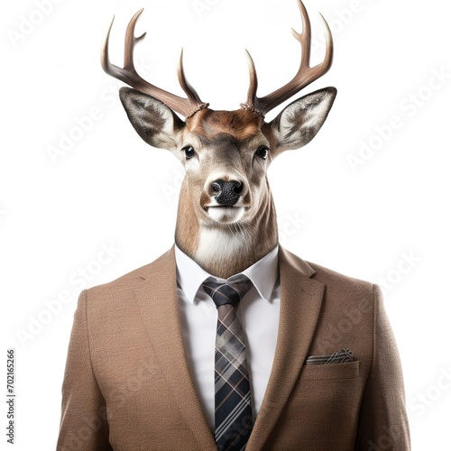 deer dressed in man business suit © dragan jovic