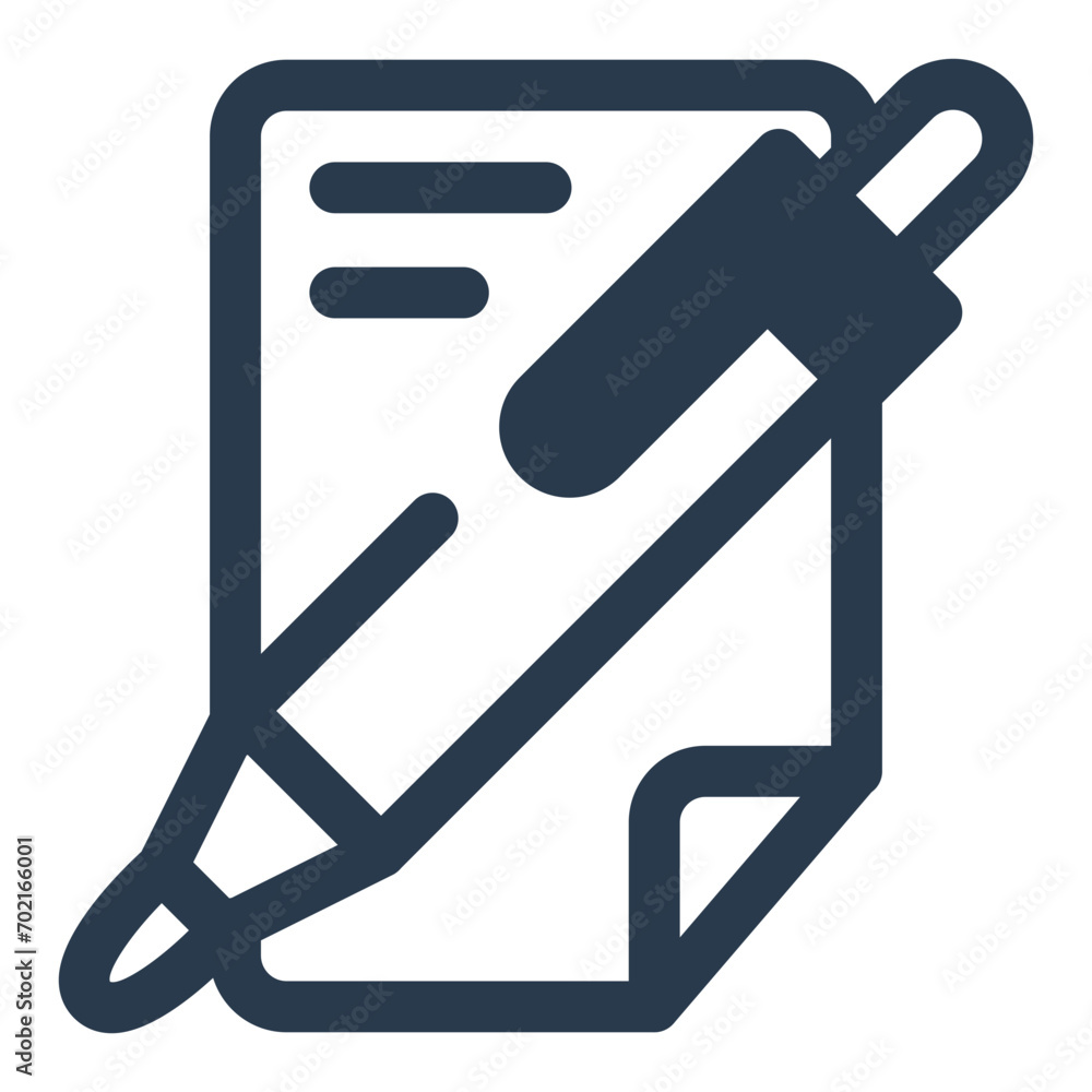 Precise Pen Icon for Document Editing Precise Pen Icon for Document Editing