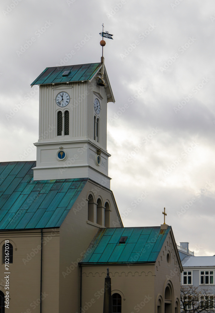 Reykjavik Lutheran Cathedral, a historic landmark of Iceland's capital Reykjavik Lutheran Cathedral, a historic landmark of Iceland's capital