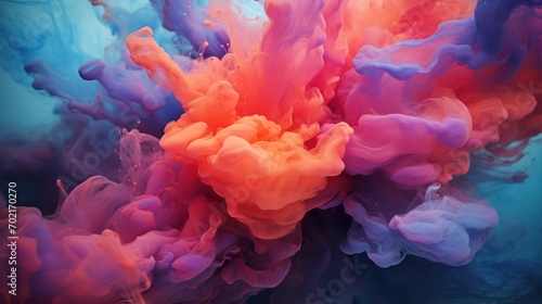 colorful explosion