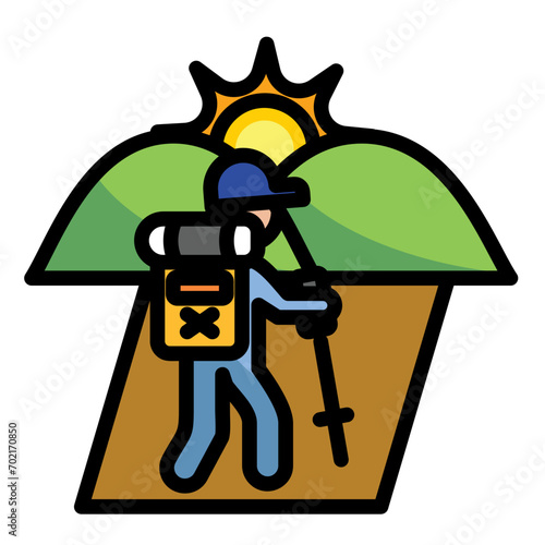 Hiking Icon