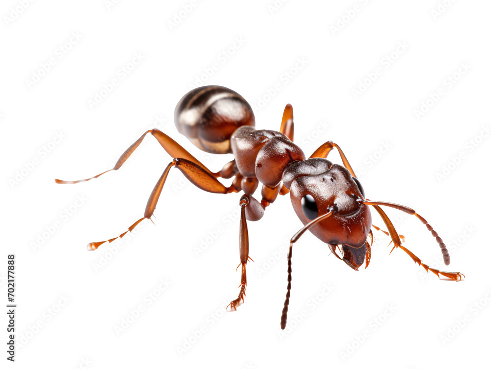 ant isolated on white background ant isolated on white background