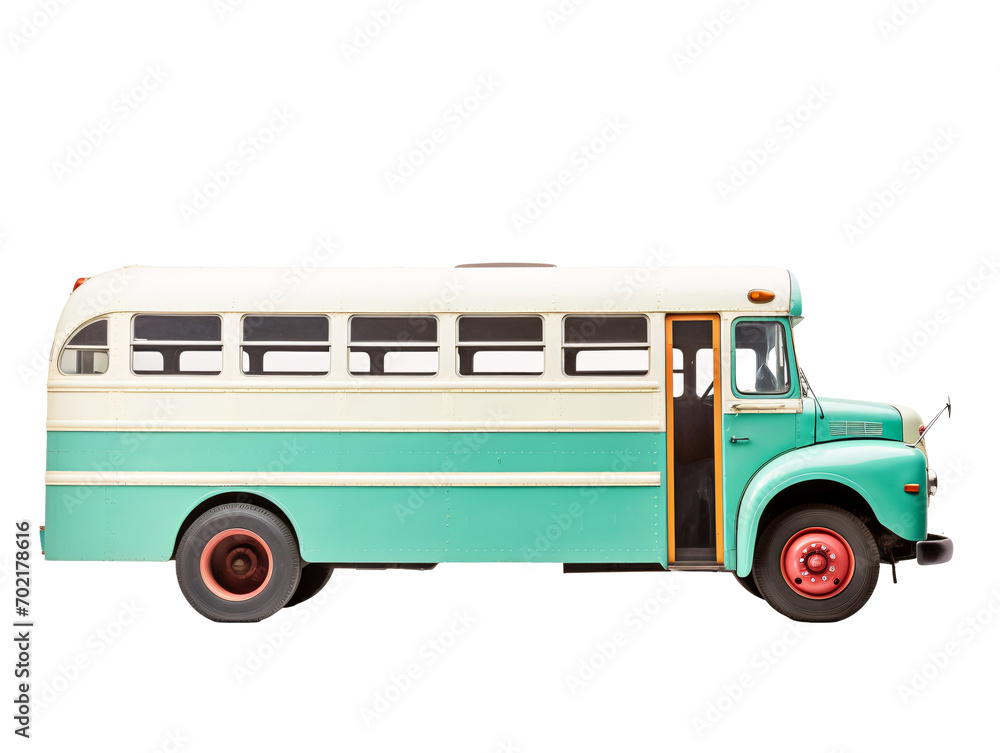 bus isolated on white