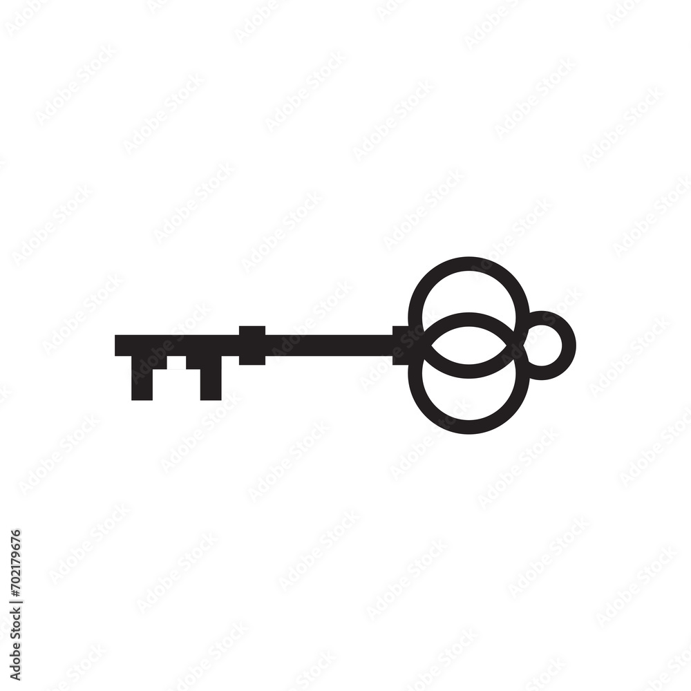 luxury royal key logo or icon design luxury royal key logo or icon design