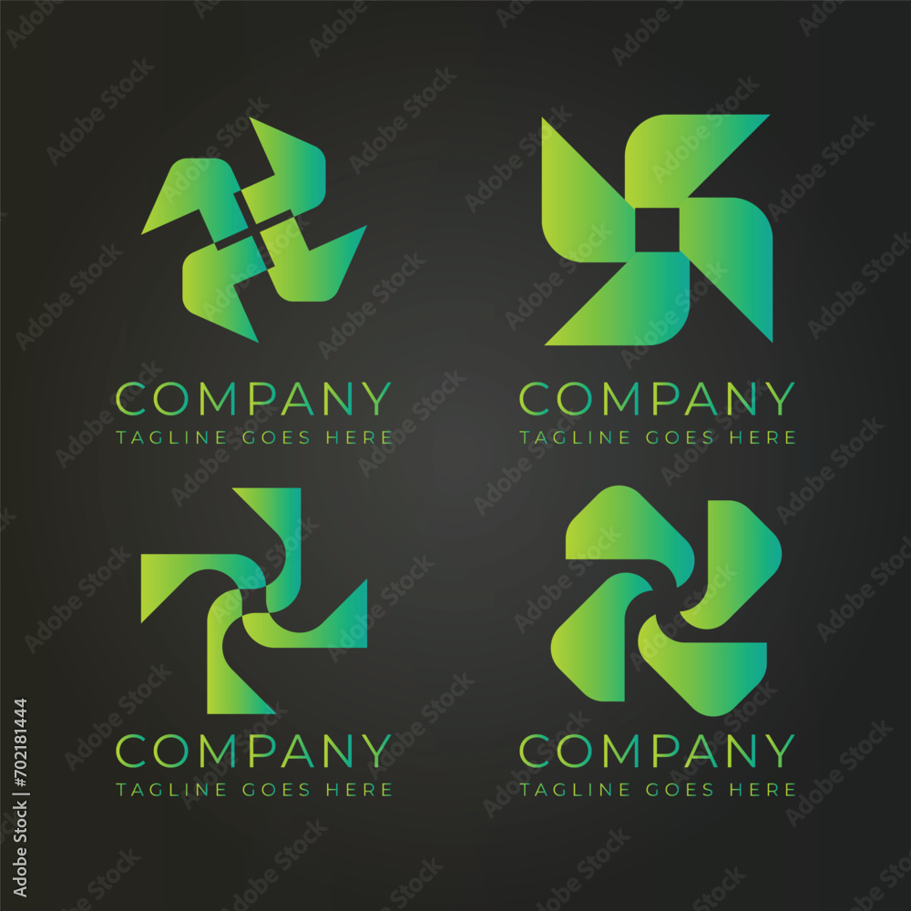Free vector luxury golden logo collection Free vector luxury golden logo collection