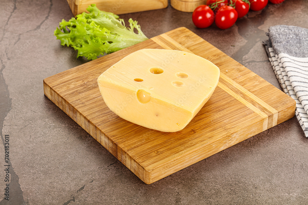 Gourmet Maasdam cheese with hole Gourmet Maasdam cheese with hole