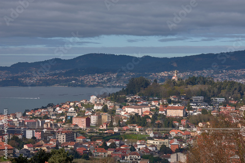La ermita en la cima del Monte de la Guía en Vigo domina toda la ciudad y su Ría