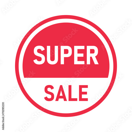 Free Download Red sale tag on a white background vector illustration - GFXLoad