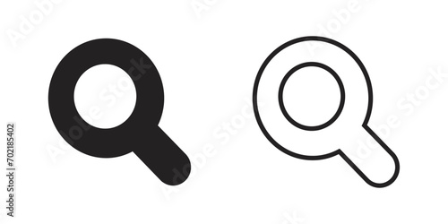 search sign icon vector design