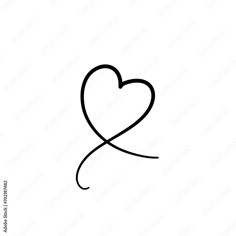 Continuous line of love