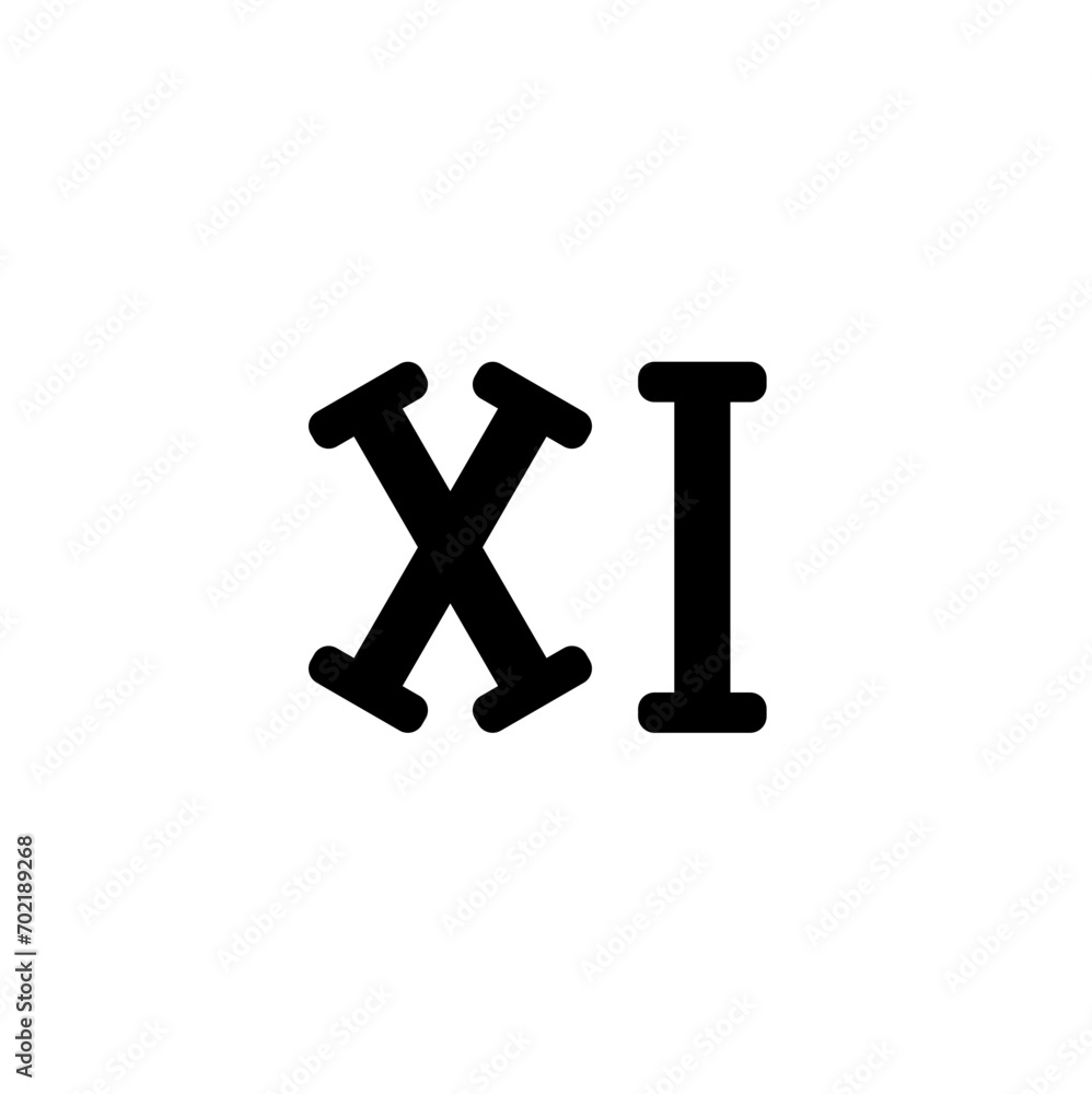 Silhouette Roman Numerals Silhouette Roman Numerals