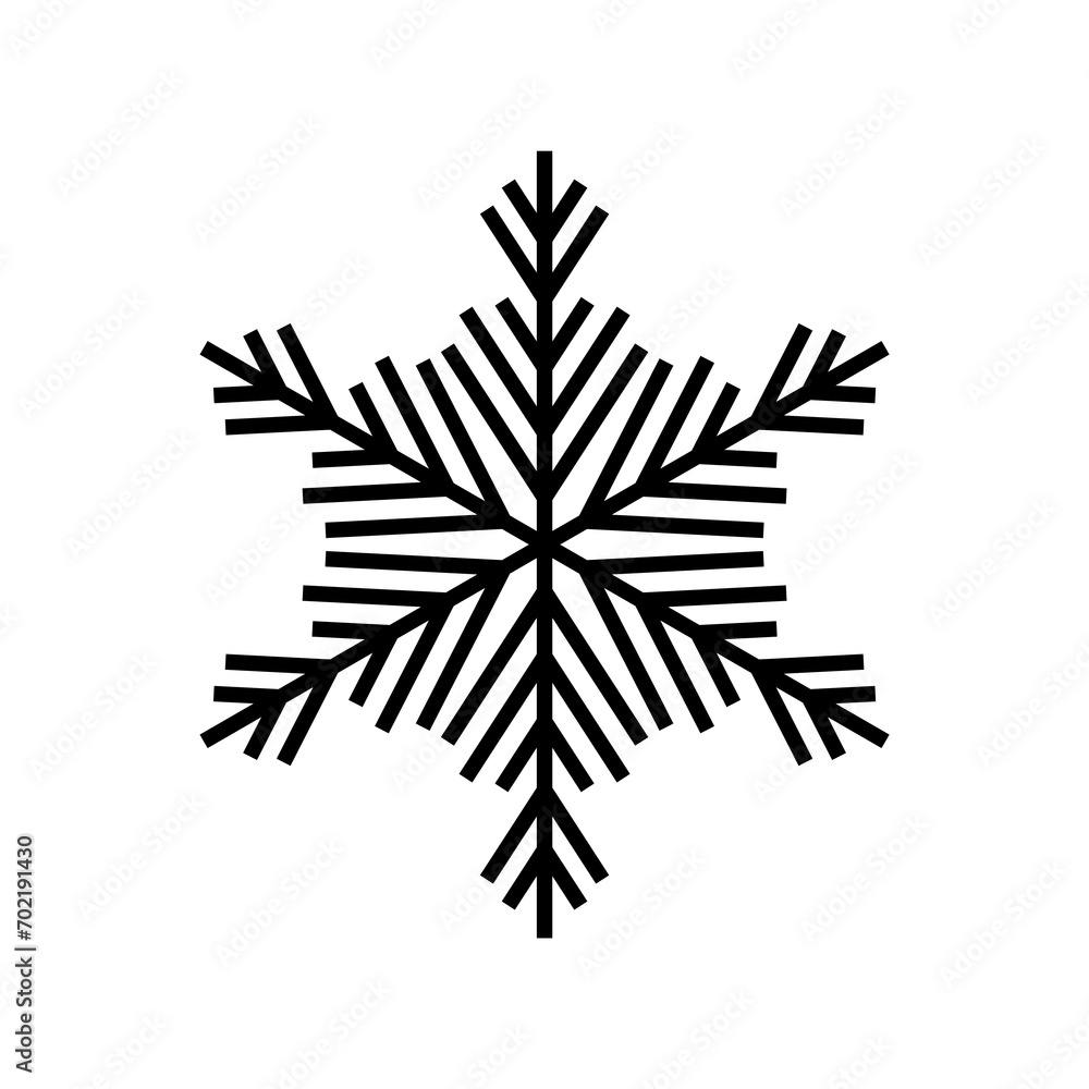 Snow icon vector. snowflake icon vector Snow icon vector. snowflake icon vector
