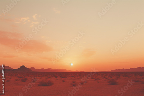 Minimal pixel art of a sunset over the desert, capturing the beauty of simplicity in natural landscapes.