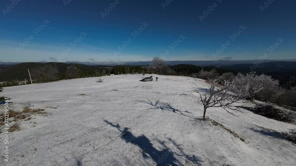 Winter Forest Nature Snow Covered Winter Trees Alpine Landscape Early Morning Sunrise Winter Forest Nature Snow Covered Winter Trees Alpine Landscape Early Morning Sunrise