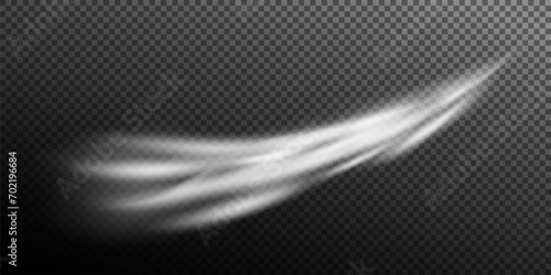 This is a vector set of realistic powder or mist sprays, aerosol trails and bursting vapour splashes. Festive wind, Christmas spotted, cold air. Smoke from car wheels, smoke from explosions.