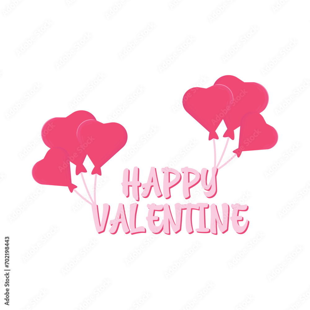 happy valentine illustration