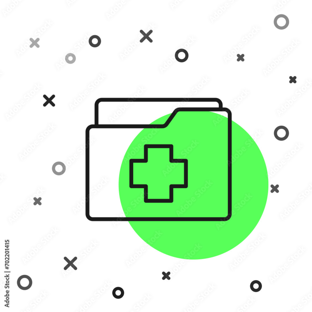 Black line Medical clipboard with clinical record icon isolated on white background. Prescription, medical check marks report. Vector Black line Medical clipboard with clinical record icon isolated on white background. Prescription, medical check marks report. Vector