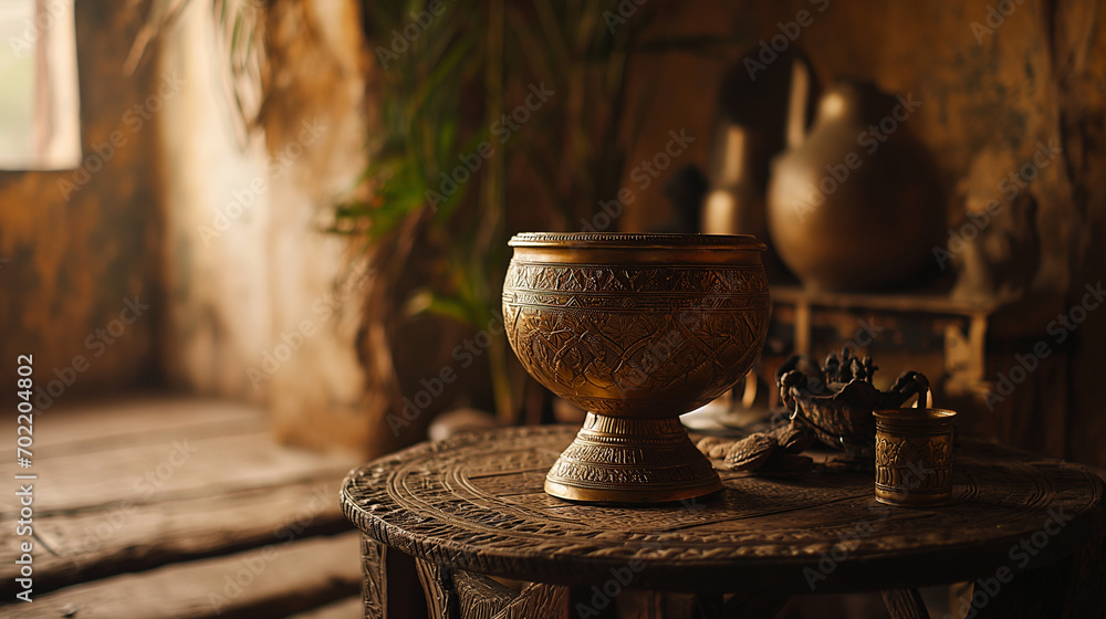 still life photo of golden stool of the Ashanti still life photo of golden stool of the Ashanti