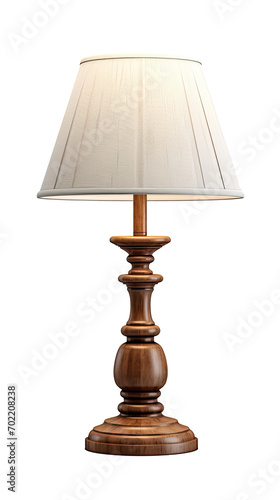 table lamp Interior design concept furniture for living isolated on clear png background and transparent background, AI generative.