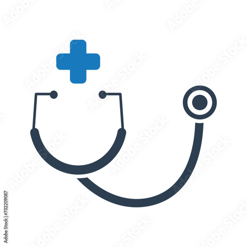 MEDICAL STETHOSCOPE ICON