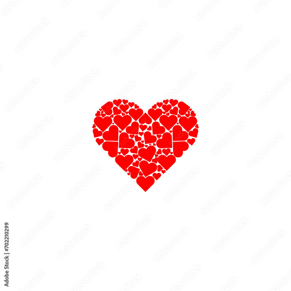 Heart logo isolated on white background Heart logo isolated on white background