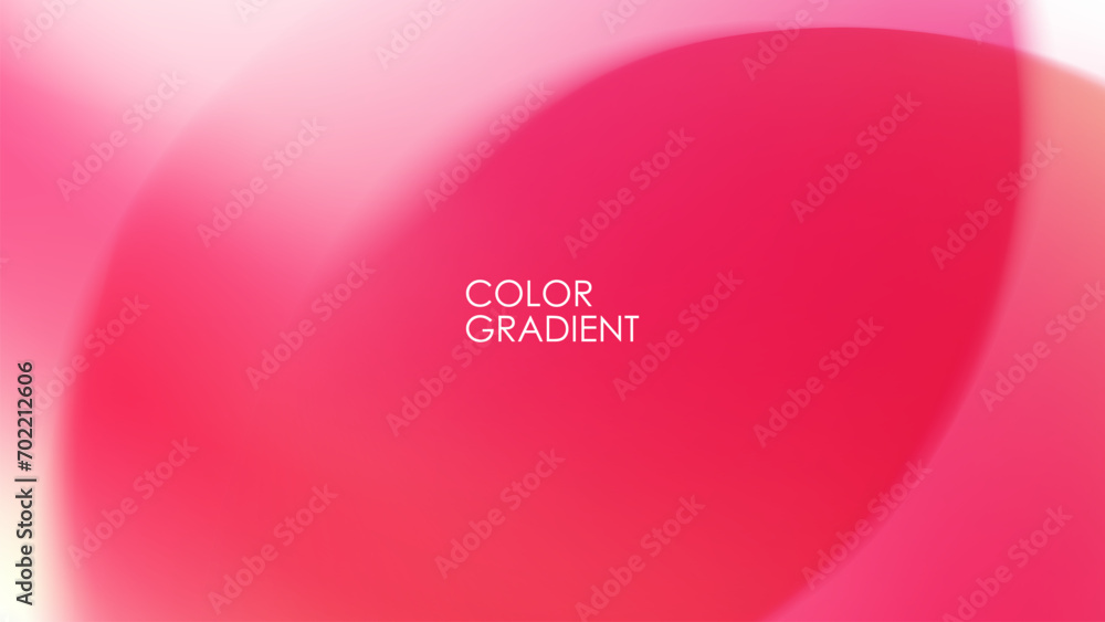 Blurred background with pink and red color gradients. Defocused background for wedding invitations and Happy Valentine's Day holiday greetings. Vector illustration.