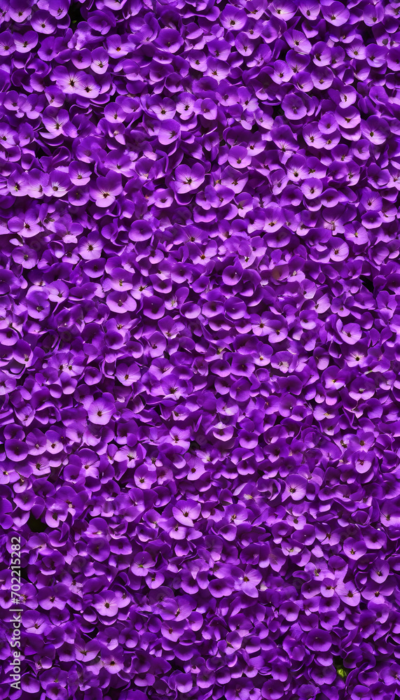 A backdrop of romantic violet flowers A backdrop of romantic violet flowers