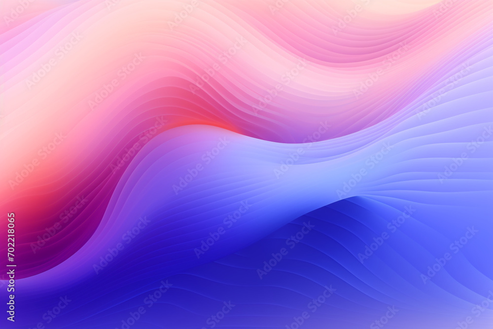Obraz premium Abstract wavy shapes with gradient grid wave background