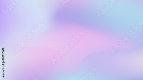 Y2K Mesh blurred unfocused gradient background in pastel colors. Abstract fluid blue pink empty banner. Template for poster, card.