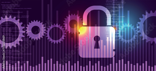 sfondo, sicurezza informatica, cybersecurity