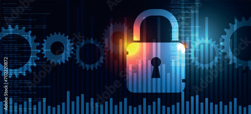 sfondo, sicurezza informatica, cybersecurity