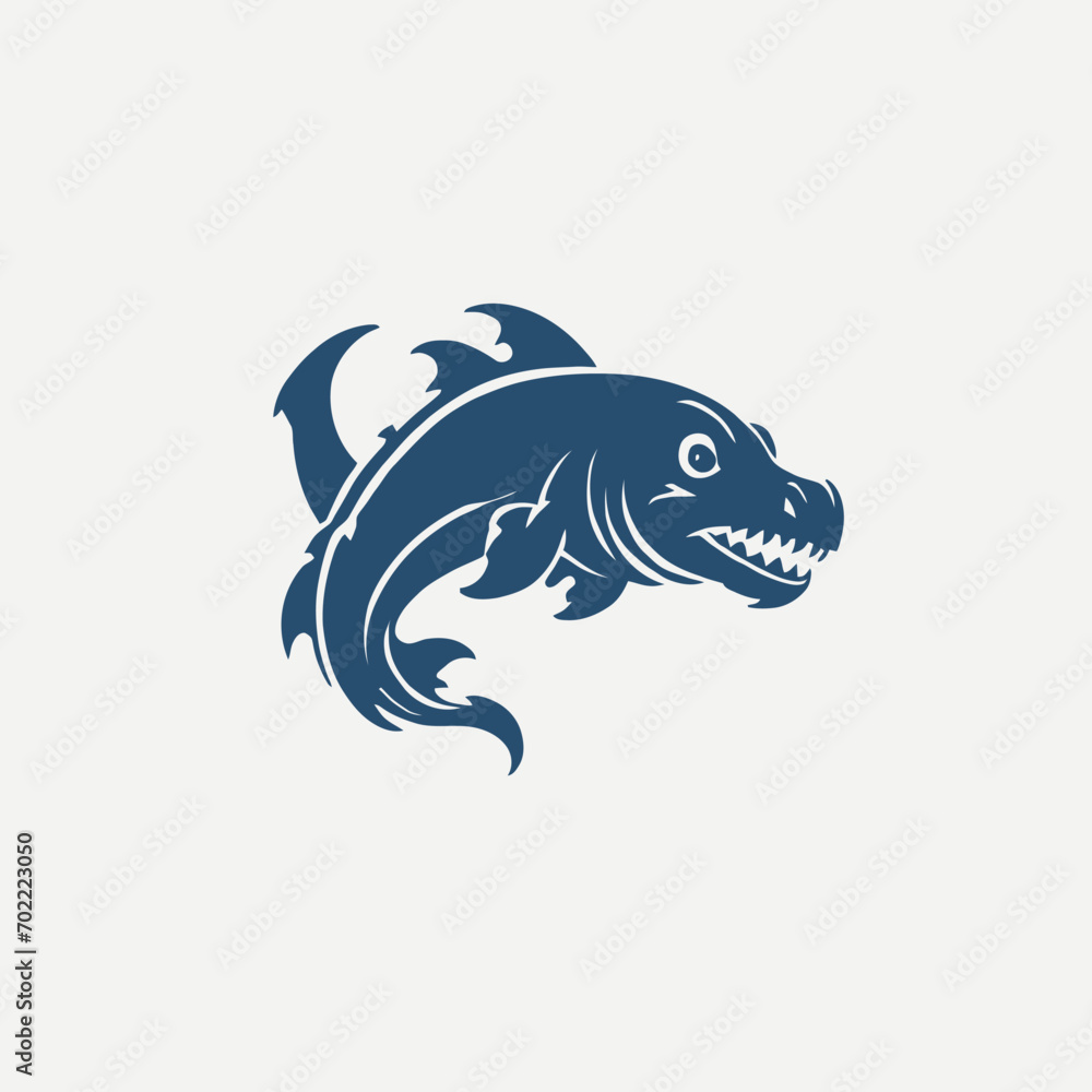 Sea Monster Logo Design EPS format Very Cool Sea Monster Logo Design EPS format Very Cool