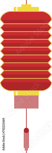Red vector Chinese lantern element illustration