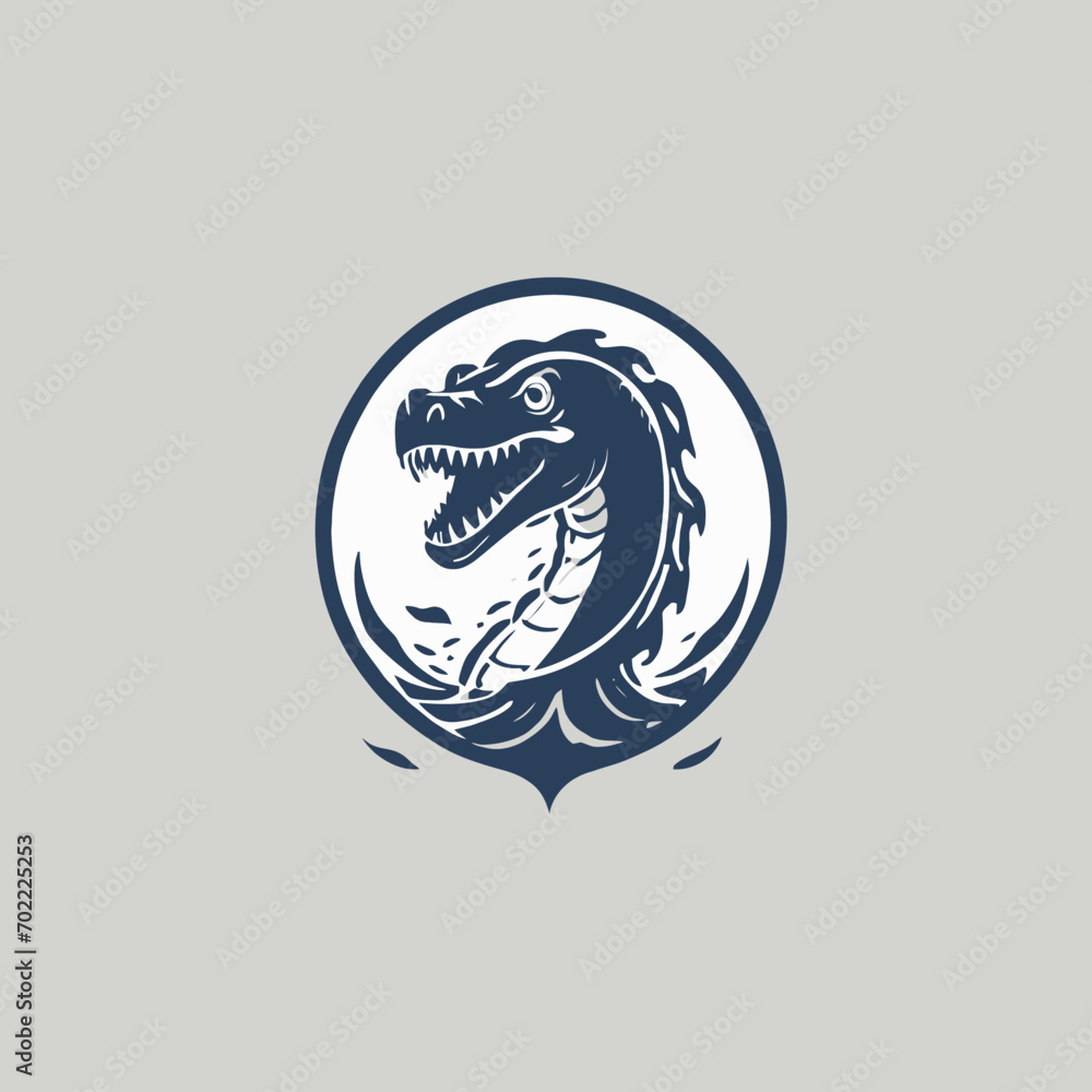 Sea Monster Logo Design EPS format Very Cool Sea Monster Logo Design EPS format Very Cool