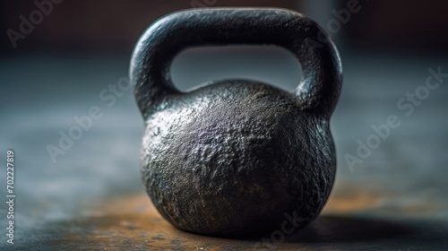 Close-up Kettlebell. Unveiling the Power Within