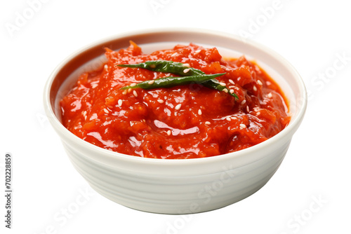 Chogochujang Spicy Flavor on Transparent Background