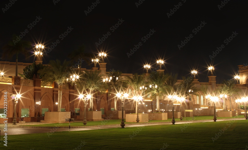 Emirates Palace garden. Abu Dhabi