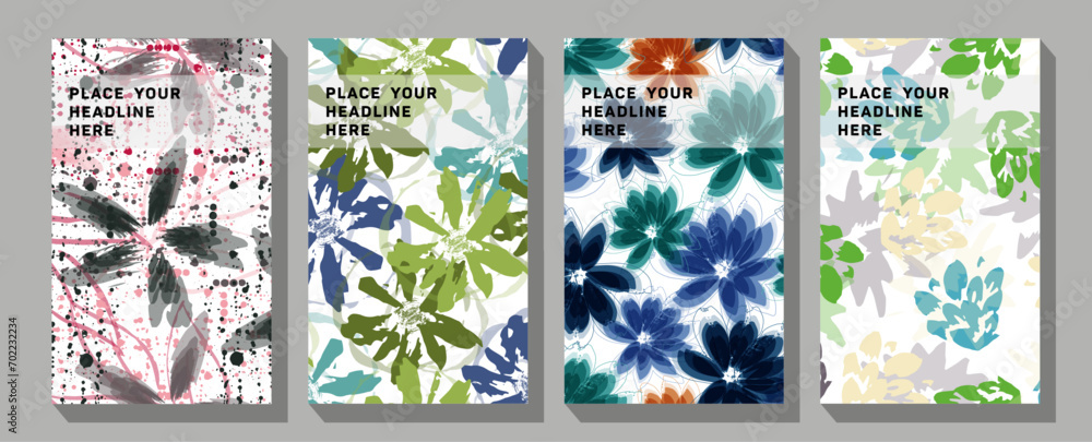 Fall background with plant elements. Text design. Fall background with plant elements. Text design.